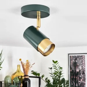hofstein Plafonnier Campanas Vert, Laiton, 1 lumière* Lampes Modernes