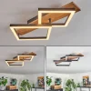 hofstein Plafonnier Cascada Brun, Couleur bois, Noir, 1 lumière* Lampes Modernes