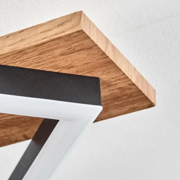 hofstein Plafonnier Cascada Brun, Couleur bois, Noir, 1 lumière* Lampes Modernes
