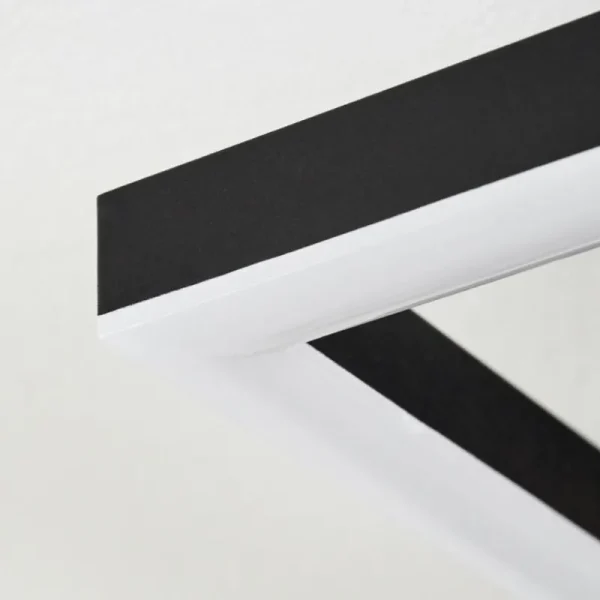 hofstein Plafonnier Cascada Brun, Couleur bois, Noir, 1 lumière* Lampes Modernes