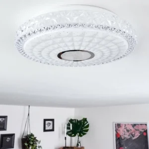 hofstein Plafonnier Cavalese LED Blanc, 1 lumière* Lampes Modernes