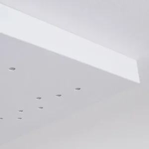 hofstein Plafonnier Cetara LED Gris, 1 lumière, Télécommandes, Changeur de couleurs* Lampes Modernes