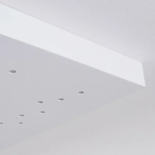 hofstein Plafonnier Cetara LED Gris, 1 lumière, Télécommandes, Changeur de couleurs* Lampes Modernes