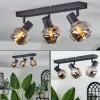 hofstein Plafonnier Cevio Noir, 3 lumières* Lampes Modernes