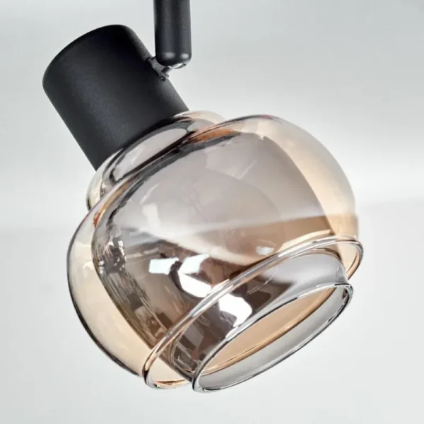 hofstein Plafonnier Cevio Noir, 3 lumières* Lampes Modernes