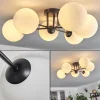 hofstein Plafonnier Chehalis Blanc, 6 lumières* Lampes En Verre