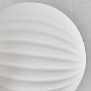hofstein Plafonnier Chehalis Blanc, 6 lumières* Lampes En Verre