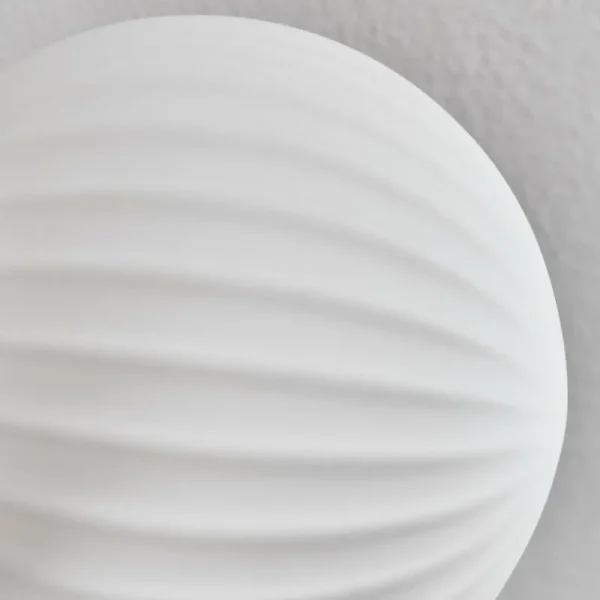 hofstein Plafonnier Chehalis Blanc, 6 lumières* Lampes En Verre