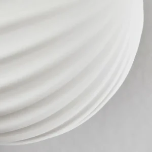 hofstein Plafonnier Chehalis Blanc, 6 lumières* Lampes En Verre