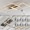 hofstein Plafonnier Cheka LED Aluminium, 3 lumières, Télécommandes* Lampes Modernes