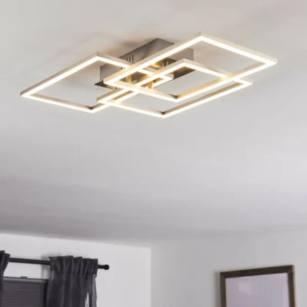 hofstein Plafonnier Cheka LED Aluminium, 3 lumières* Lampes Modernes