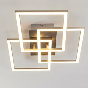 hofstein Plafonnier Cheka LED Aluminium, 3 lumières* Lampes Modernes