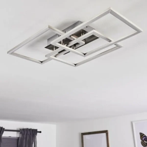 hofstein Plafonnier Cheka LED Aluminium, 3 lumières* Lampes Modernes