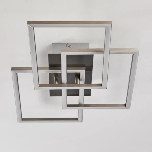 hofstein Plafonnier Cheka LED Aluminium, 3 lumières* Lampes Modernes