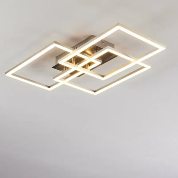 hofstein Plafonnier Cheka LED Aluminium, 3 lumières* Lampes Modernes