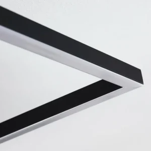 hofstein Plafonnier Cheka LED Noir, 2 lumières, Télécommandes* Lampes Modernes