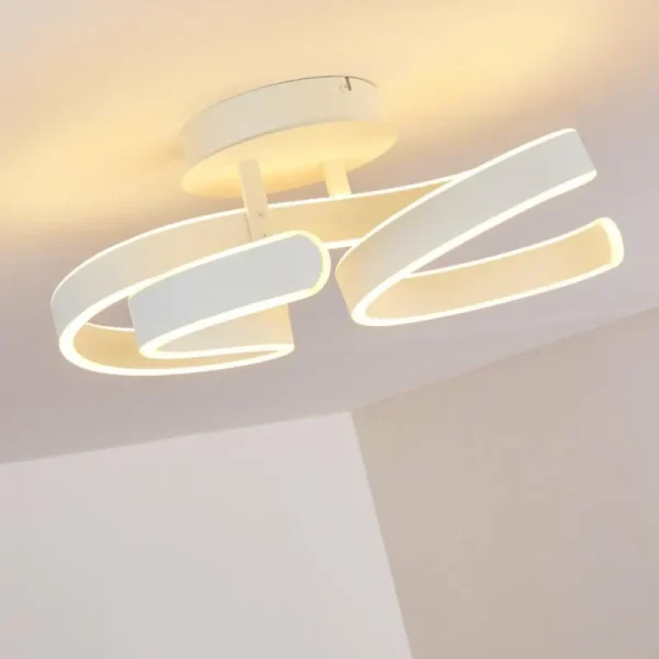 hofstein Plafonnier Chippewa LED Blanc, 1 lumière* Lampes Modernes
