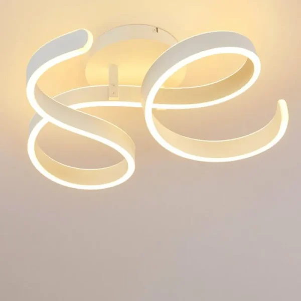 hofstein Plafonnier Chippewa LED Blanc, 1 lumière* Lampes Modernes