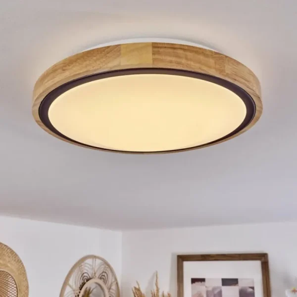 hofstein Plafonnier Corinto LED Écru, Noir, 1 lumière* Lampes Modernes