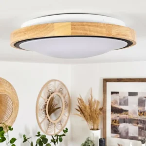 hofstein Plafonnier Corinto LED Écru, Noir, 1 lumière* Lampes Modernes