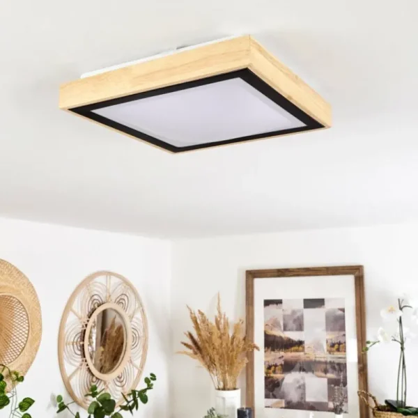 hofstein Plafonnier Corinto LED Écru, Noir, 1 lumière* Lampes Modernes