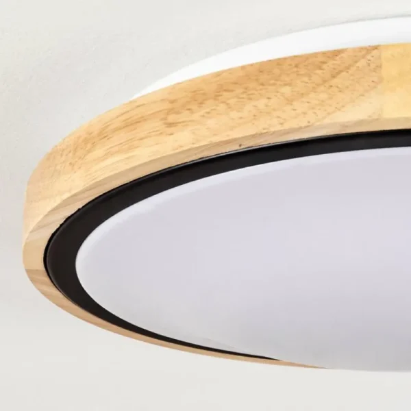 hofstein Plafonnier Corinto LED Écru, Noir, 1 lumière* Lampes Modernes
