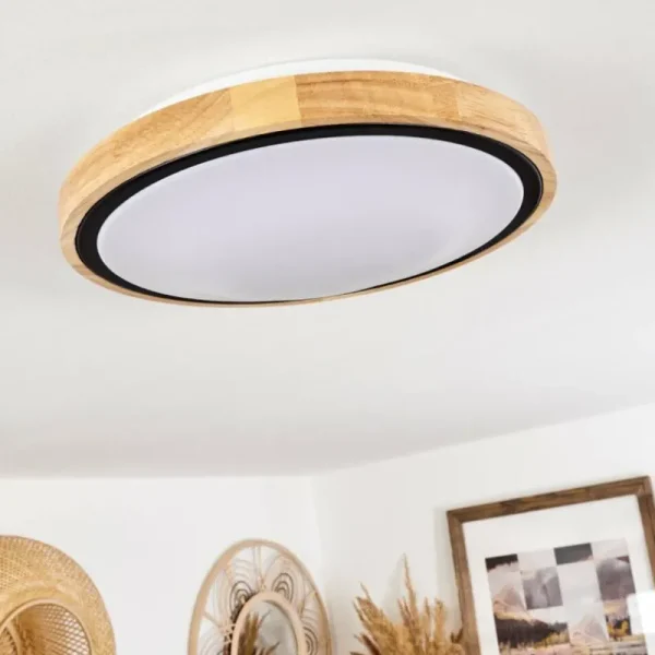 hofstein Plafonnier Corinto LED Écru, Noir, 1 lumière* Lampes Modernes