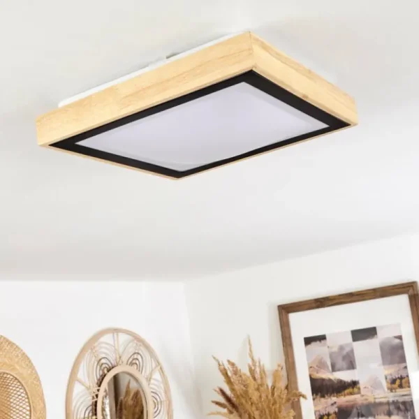 hofstein Plafonnier Corinto LED Écru, Noir, 1 lumière* Lampes Modernes
