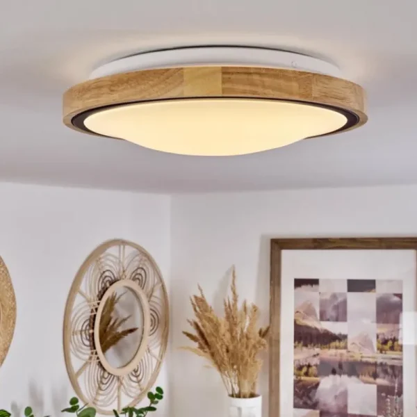hofstein Plafonnier Corinto LED Écru, Noir, 1 lumière* Lampes Modernes