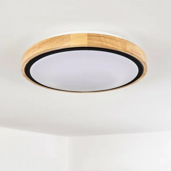 hofstein Plafonnier Corinto LED Écru, Noir, 1 lumière* Lampes Modernes