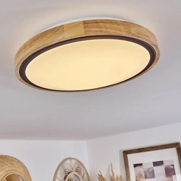 hofstein Plafonnier Corinto LED Écru, Noir, 1 lumière* Lampes Modernes