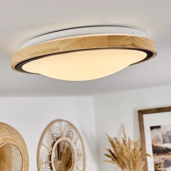 hofstein Plafonnier Corinto LED Écru, Noir, 1 lumière* Lampes Modernes