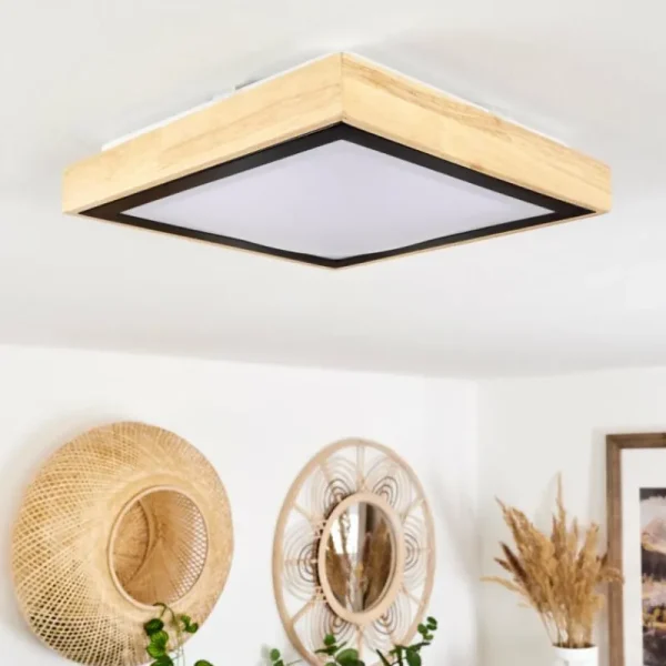 hofstein Plafonnier Corinto LED Écru, Noir, 1 lumière* Lampes Modernes