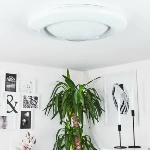 hofstein Plafonnier Cresta LED Blanc, 2 lumières, Changeur de couleurs* Lampes Modernes