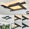 hofstein Plafonnier Cuchara LED Noir, 5 lumières* Lampes Modernes