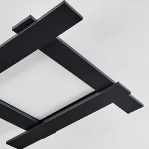 hofstein Plafonnier Cuchara LED Noir, 5 lumières* Lampes Modernes