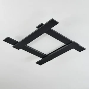 hofstein Plafonnier Cuchara LED Noir, 5 lumières* Lampes Modernes