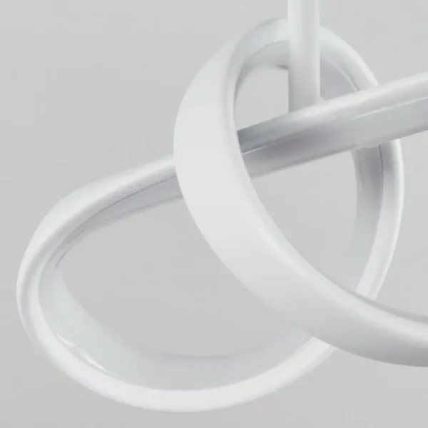 hofstein Plafonnier Dauntey LED Blanc, 1 lumière* Lampes Modernes