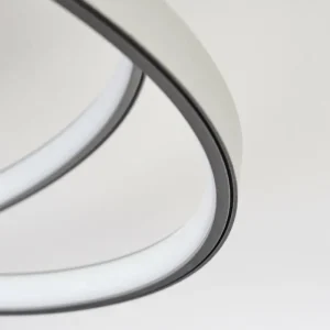 hofstein Plafonnier Demaine LED Gris, 1 lumière* Lampes Modernes