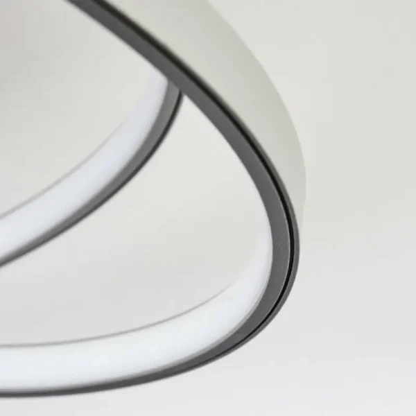 hofstein Plafonnier Demaine LED Gris, 1 lumière* Lampes Modernes