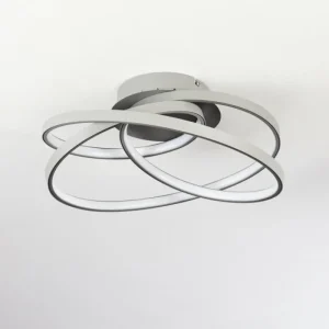 hofstein Plafonnier Demaine LED Gris, 1 lumière* Lampes Modernes