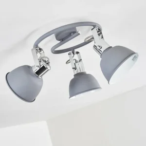 hofstein Plafonnier Dompierre Gris, Blanc, 3 lumières* Lampes Modernes