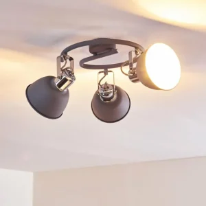 hofstein Plafonnier Dompierre Gris, Blanc, 3 lumières* Lampes Modernes