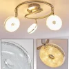 hofstein Plafonnier Donot LED Nickel mat, 3 lumières* Lampes Modernes