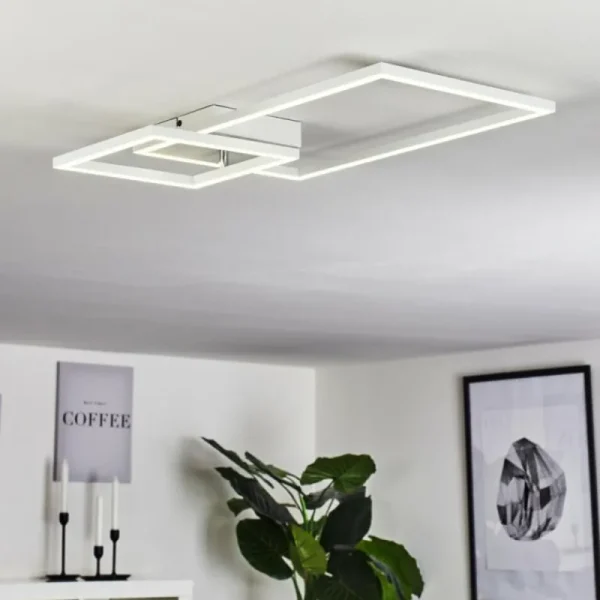 hofstein Plafonnier Doyon LED Blanc, 1 lumière* Lampes Modernes