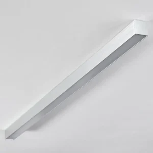 hofstein Plafonnier Dubuisson LED Aluminium, 1 lumière, Télécommandes* Lampes Modernes