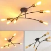 hofstein Plafonnier Duvin Noir, 6 lumières* Lampes Modernes