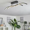 hofstein Plafonnier Eaglesham LED Noir, 1 lumière* Lampes Modernes