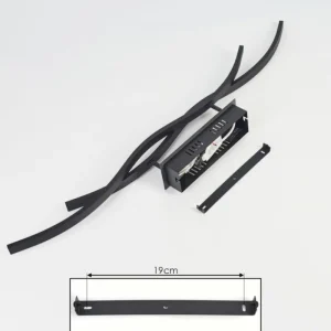 hofstein Plafonnier Eaglesham LED Noir, 1 lumière* Lampes Modernes