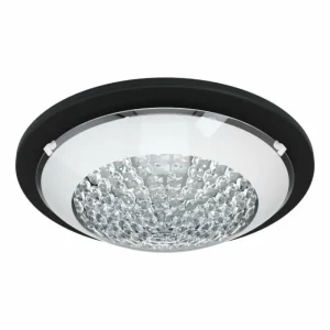 Luminaires Eglo Plafonnier Eglo ACOLLA LED Noir, 1 lumière* Lampes En Verre